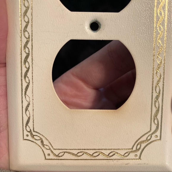 Vintage Wall Outlet Cover Plate - Picture 4 of 5